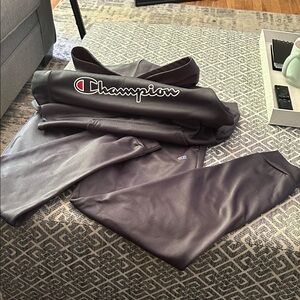 Champion Charcoal Hoodie and Joggers Set